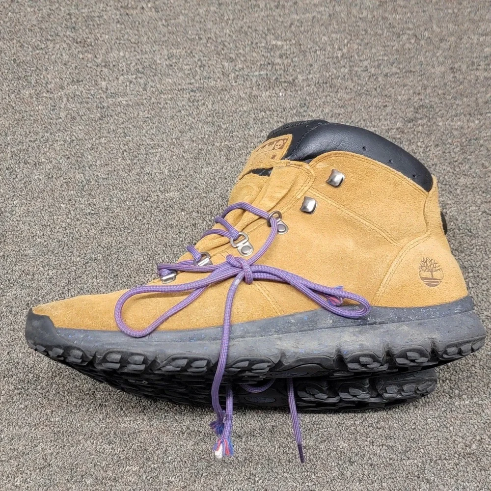 Timberland Boots Mens 13 (EU 47.5) Brown Nubuck SensorFlex Chukka Lace Up Hiking